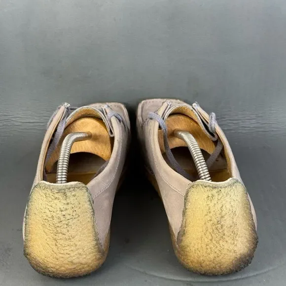 Clarks Originals Mens Natalie Grey Suede Shoes size 12
